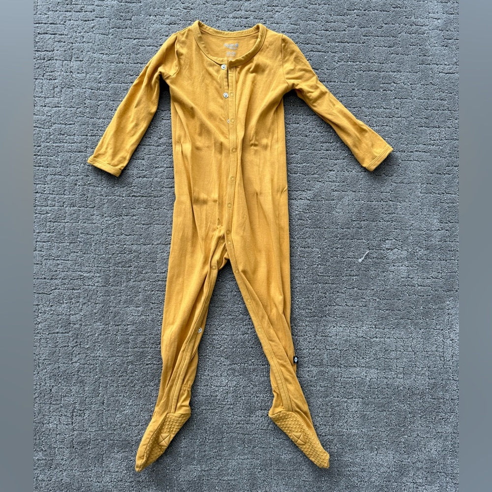 Kyte baby footie pajamas marigold 18-24mo